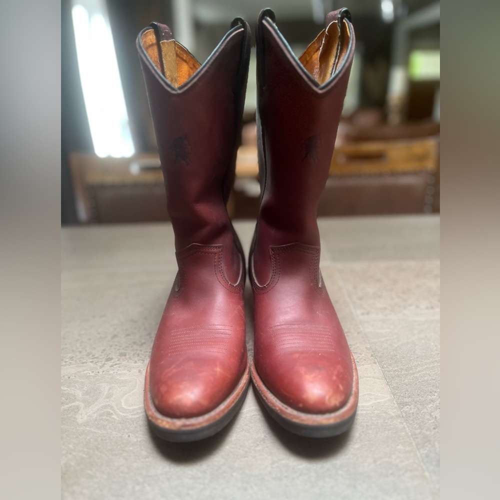 Men’s Chippewa Leather Engineering Motorcycle Boots Size 8